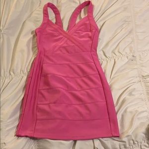 Hot Barbie pink dress size small